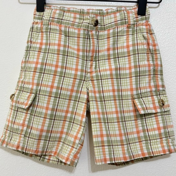 JANIE & JACK · TODDLER BOYS PLAID COTTON CHINO SHORTS - SIZE 4T - Picture 3 of 12